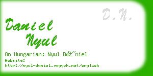 daniel nyul business card